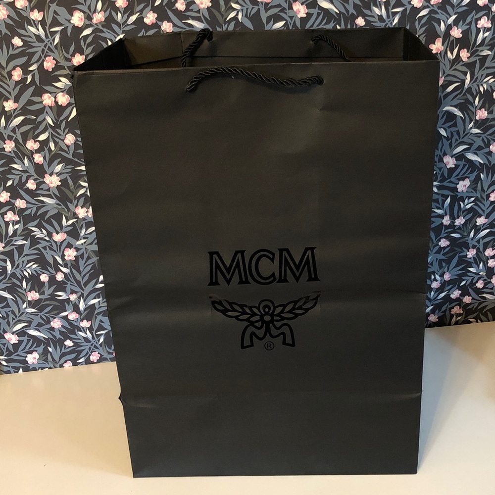 MCM Large Black Shopping Bag